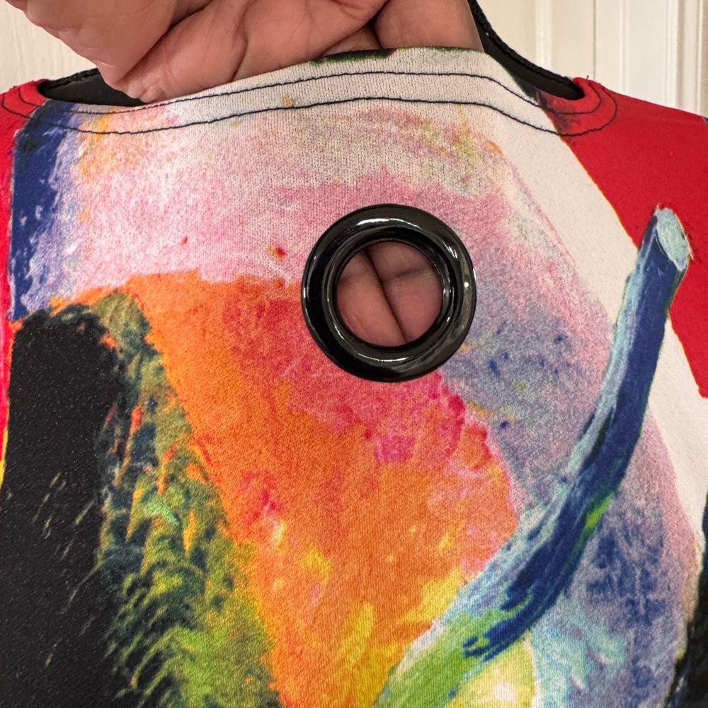 Mishca Abstract Print Tunic Top - Picture 4 of 9